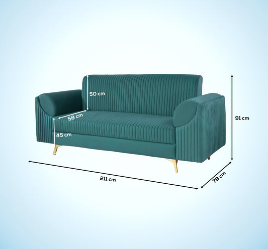 Insopack Sofa Signature 3 Seater (Teal)