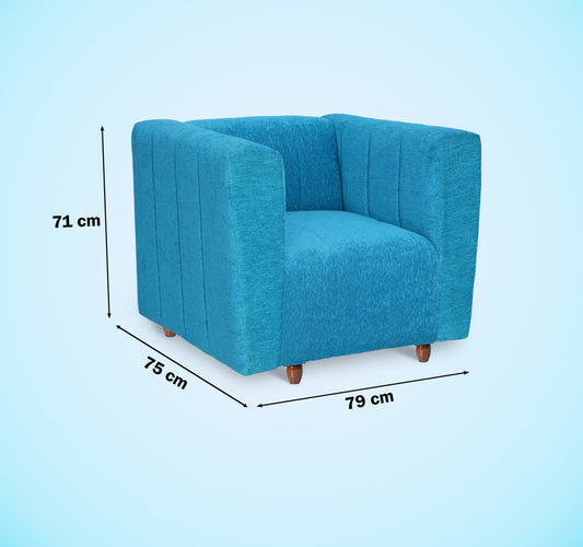 Insopack Sofa Victor 1 Seater (Sky Blue)
